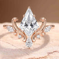 Vintage 1.0CT~3.0CT Kite cut Lab grown Diamond Engagement Ring