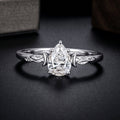 1.0CT~5.0CT Lab Grown Diamond Engagement Ring VVS Colorless, Minimalist Everyday Ring