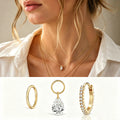 Lab grown Diamonds Mismatched Earrings Set