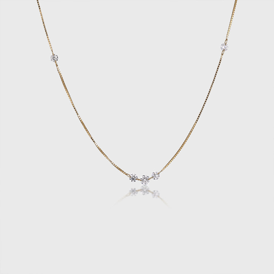 1.0Carat Round Lab grown diamonds Pendant Necklace