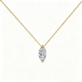 1.0 Carat Marquise Cut Lab grown diamond Pendant Necklace