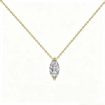 1.0 Carat Marquise Cut Lab grown diamond Pendant Necklace
