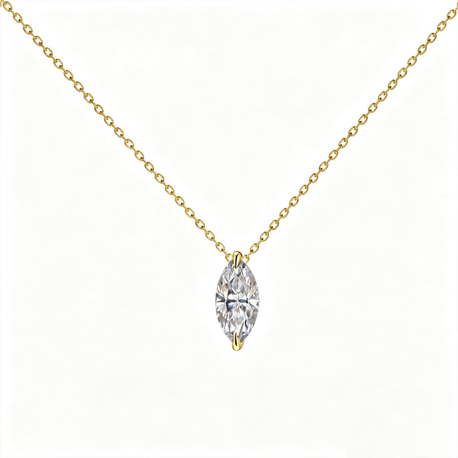 1.0 Carat Marquise Cut Lab grown diamond Pendant Necklace