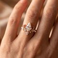 Vintage 1.0CT~3.0CT Kite cut Lab grown Diamond Engagement Ring