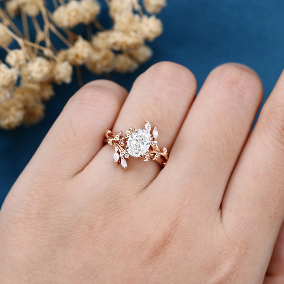 1.2 Carat Pear cut Lab Grown Diamond Wedding bridal set