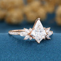 Kite cut Lab grown Diamond Wedding bridal set