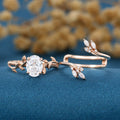 1.2 Carat Pear cut Lab Grown Diamond Wedding bridal set