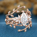 Oval cut 1.5Carat Lab grown Diamond Wedding bridal set (Copy)