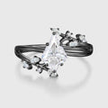 1.0CT~5.0CT Kite cut Cluster Lab Grown Diamond Engagement Ring