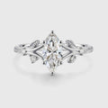1.0CT~5.0CT Marquise cut Lab Grown Diamond Engagement Ring