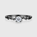 1.0CT~5.0CT Round cut Lab Grown Diamond Engagement Ring