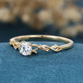 1.0CT~5.0CT Round cut Lab Grown Diamond Engagement Ring