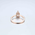 1.0CT~5.0CT Pear cut Lab Grown Diamond Engagement Ring