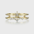 North star diamond Minimalist Engagement Ring