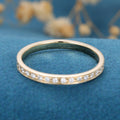 Eternity Moissanite Matching Wedding Band 